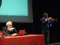 Paolo Fresu e Martinelli al Teatro Alighieri (ph. Sandra Costantini)