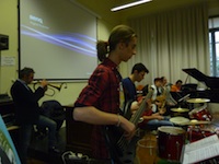 Paolo Fresu al Liceo Artistico (ph. Sandra Costantini)